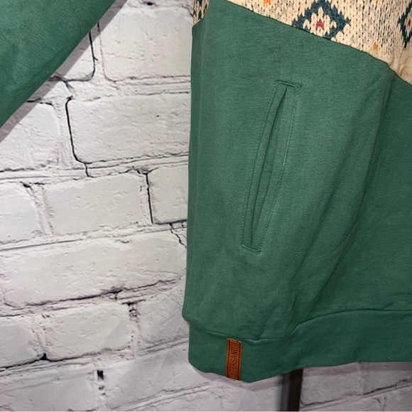 Ampersand Avenue, single hood, sweatshirt, sweater weather, print women’s large - Picture 3 of 5